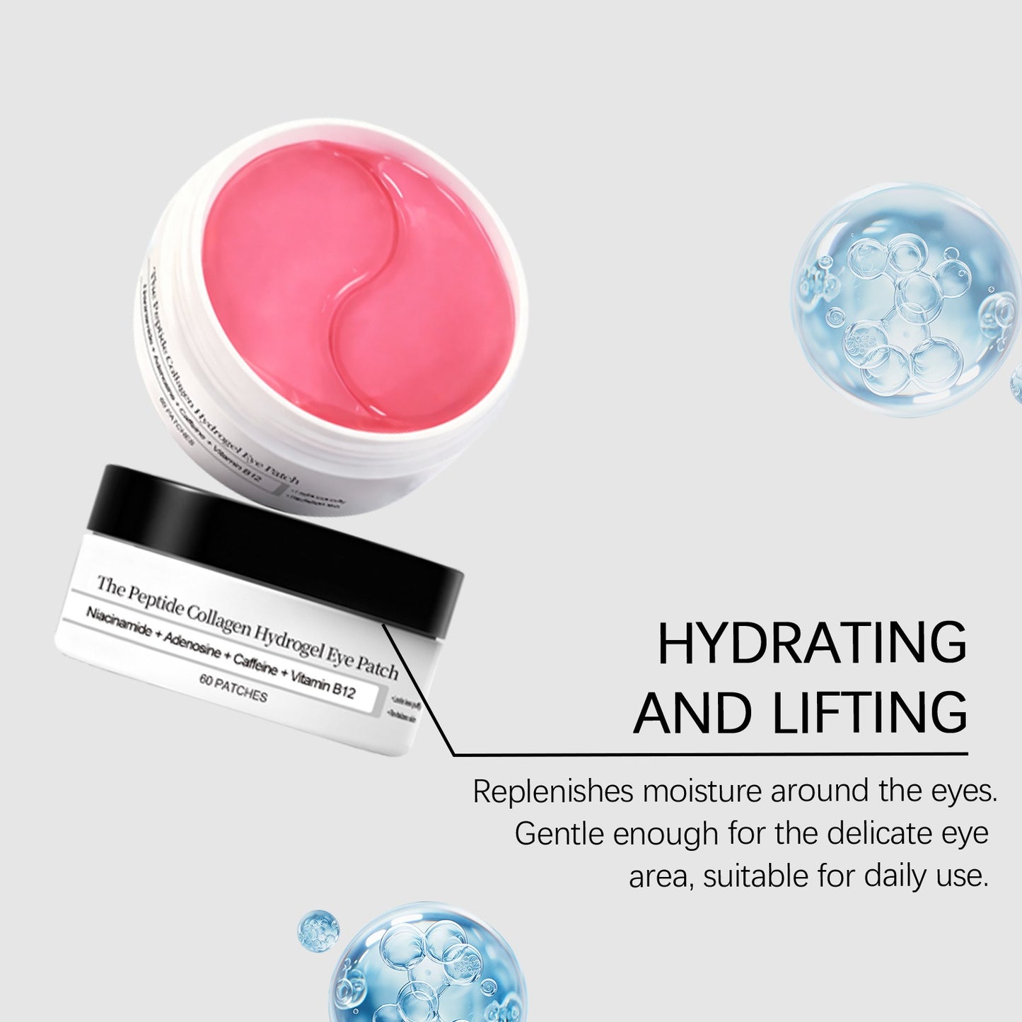 Mascarilla hidratante para el contorno de ojos (60 parches)